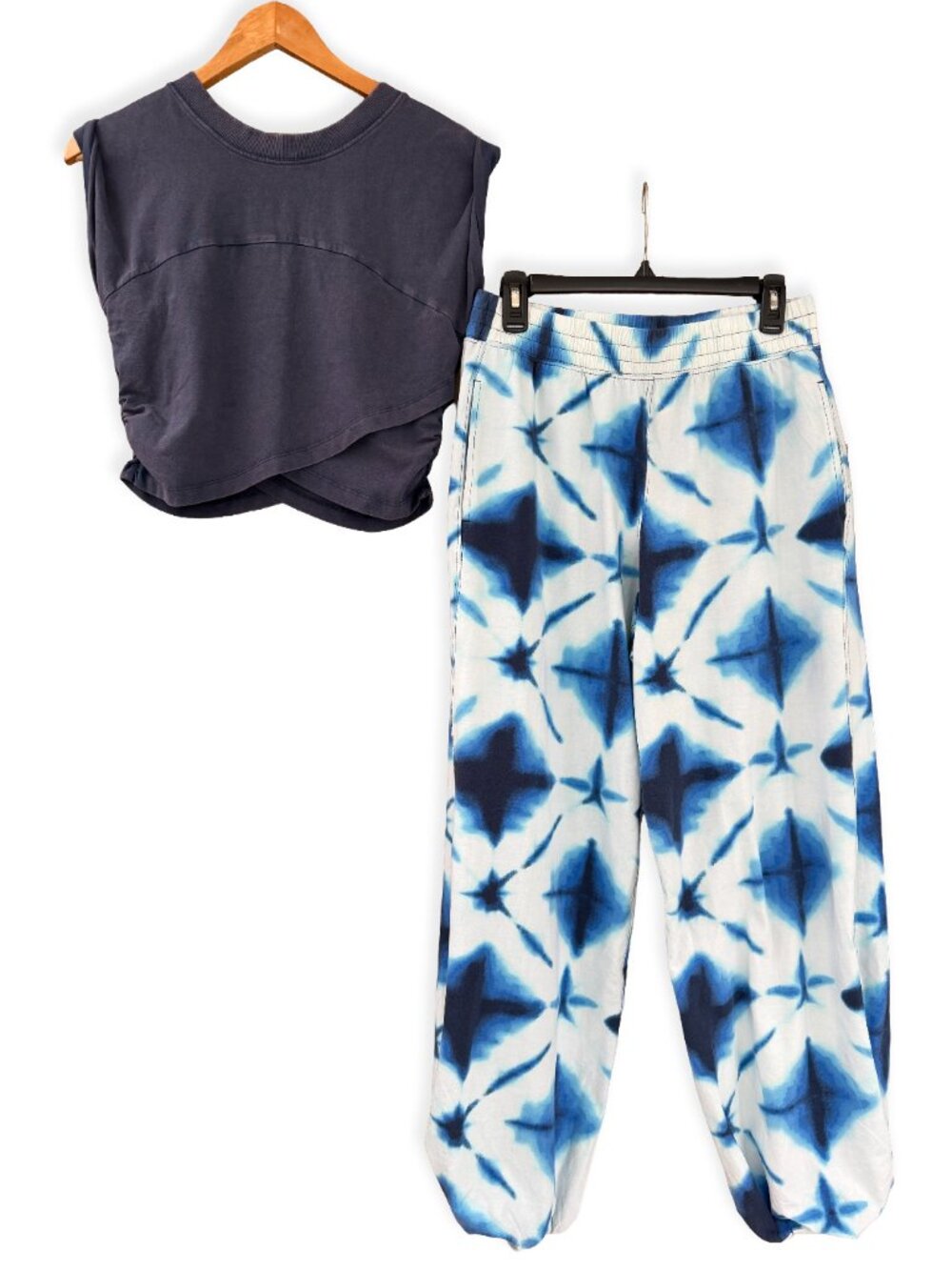FP Movement Hot Shot Crossover Set Shibori Navy Combo NWOT M - Picture 3 of 16